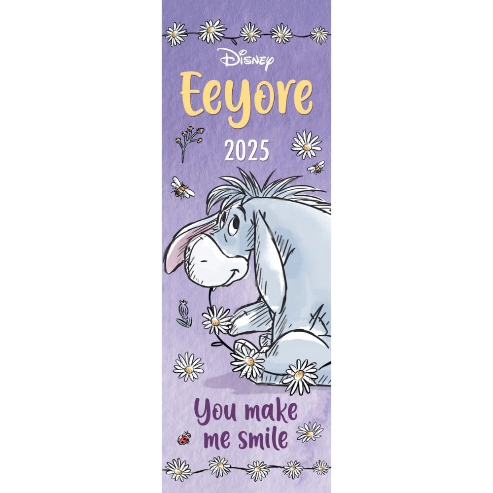 2025 Eeyore - Slim Wall Calendar