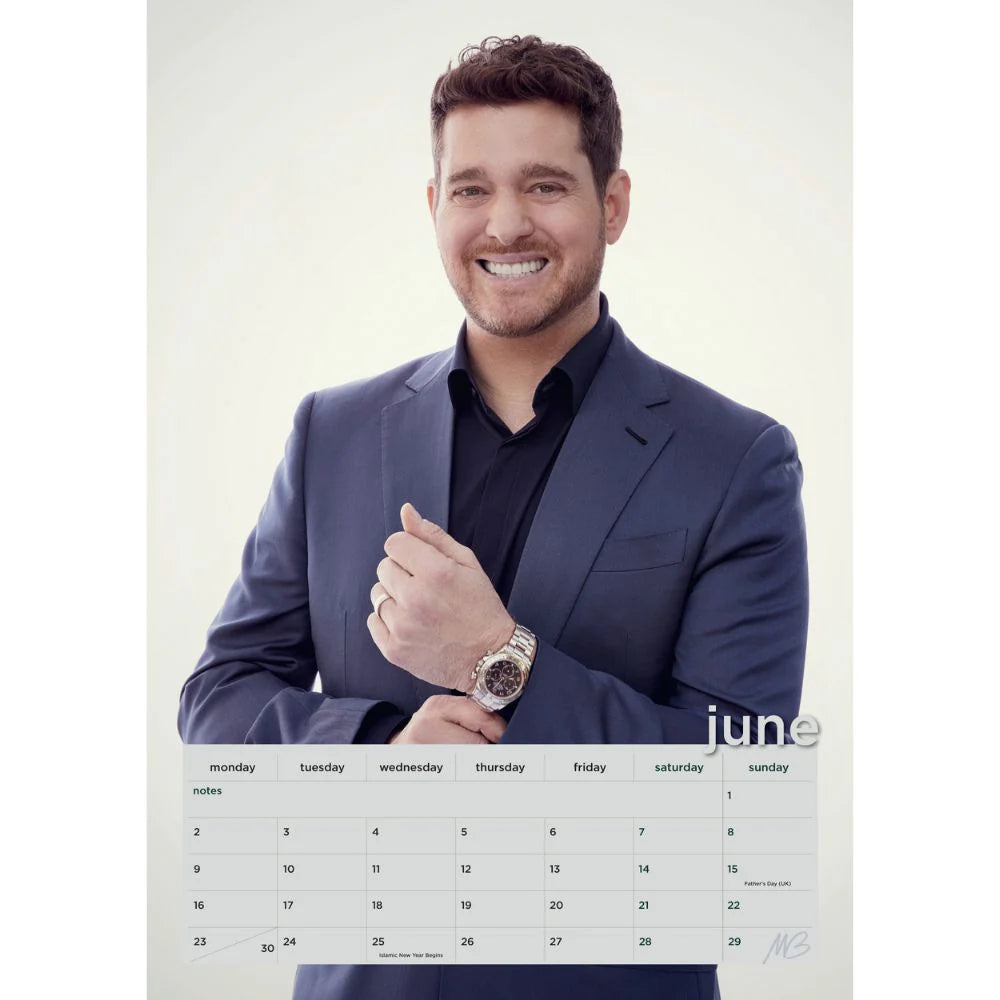 2025 Michael Buble Calendar