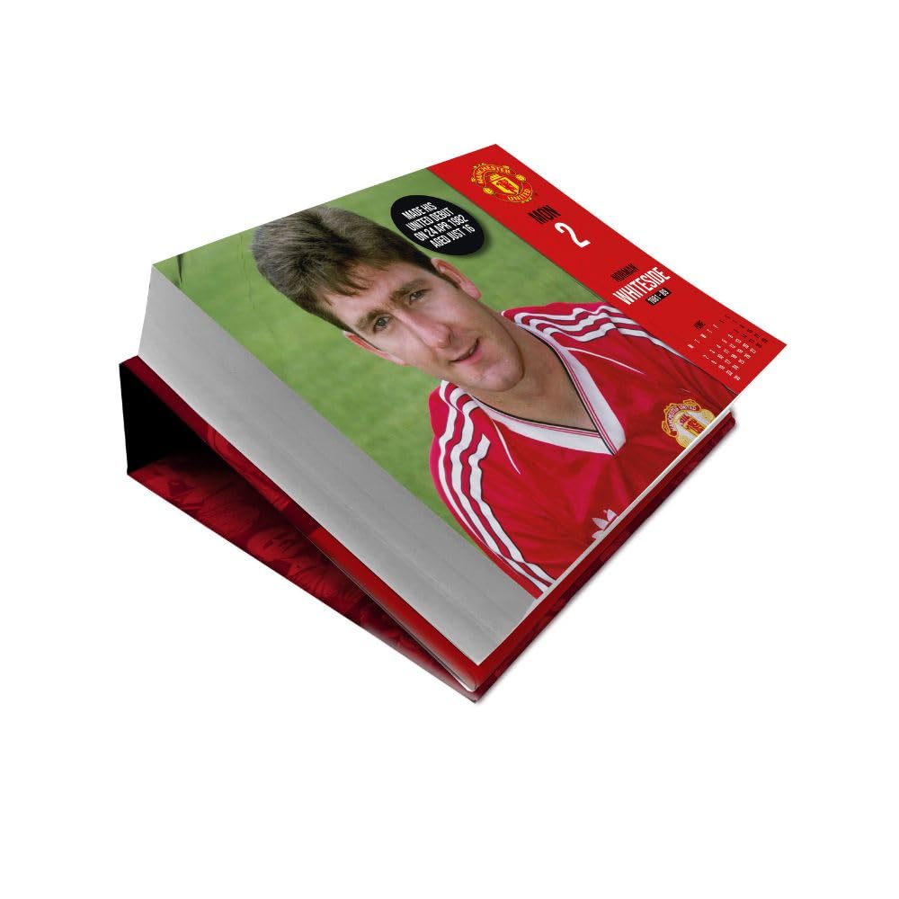 2025 Manchester United - Daily Boxed Page-A-Day Calendar