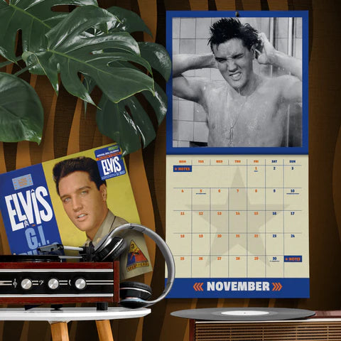 2024 Elvis Collector's Edition Record Sleeve - Square Wall Calendar