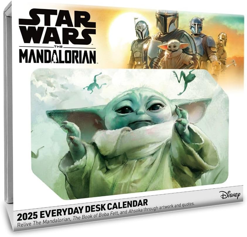 2025 Star Wars The Mandalorian - Daily Boxed Page-A-Day Calendar