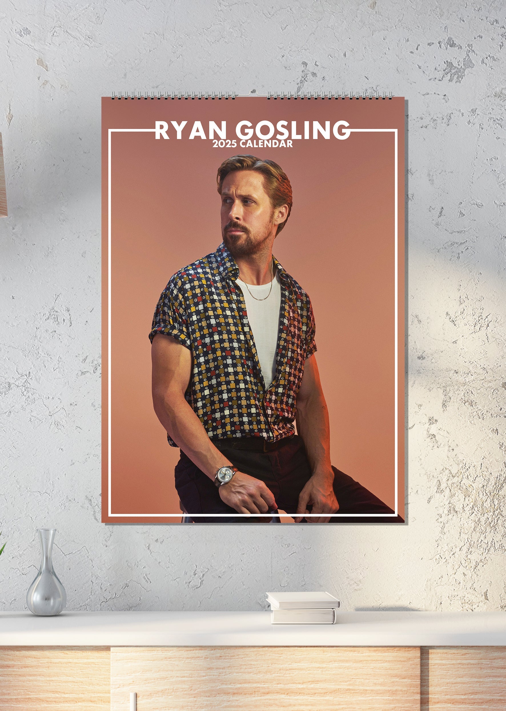 2025 Ryan Gosling - A3 Wall Calendar