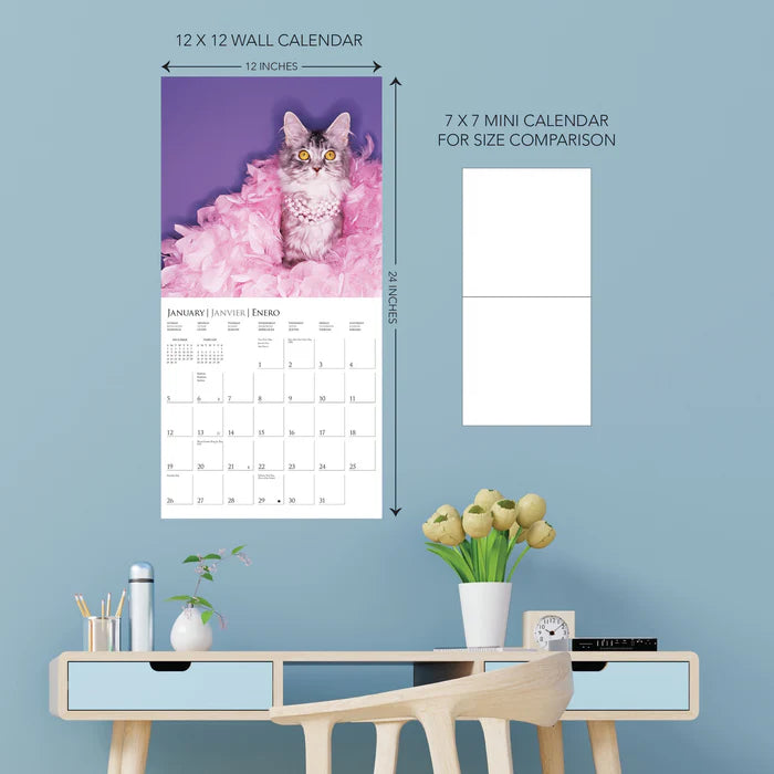 2025 Costume Pawty - Square Wall Calendar