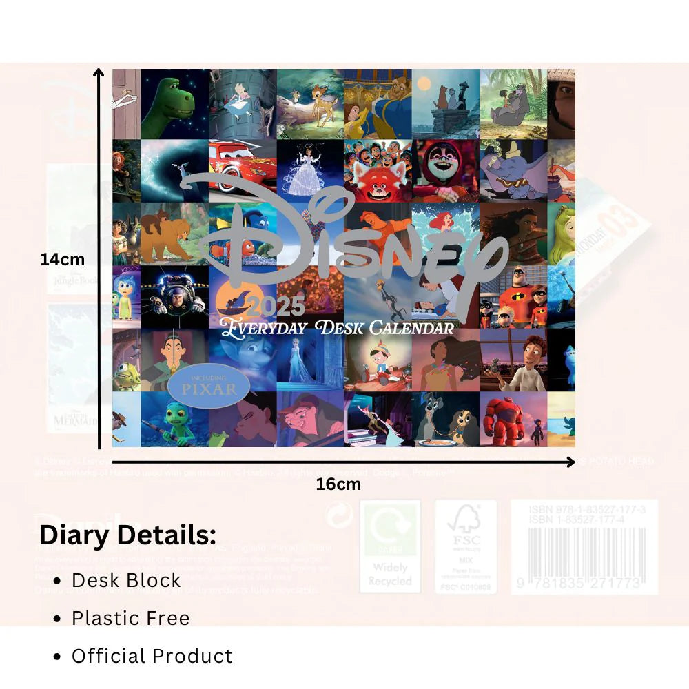 2025 Disney Animation - Daily Boxed Page-A-Day Calendar