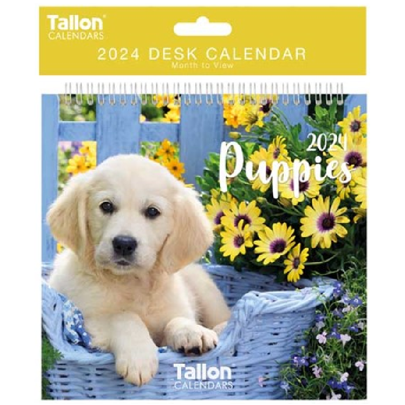 2024 Puppies - Desk Easel Calendar  SOLD OUT