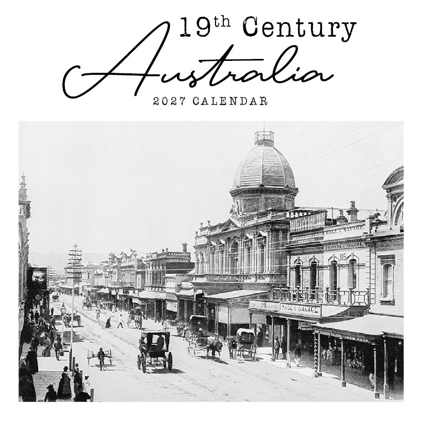 2027 19th Century Australia - Square Wall Calendar