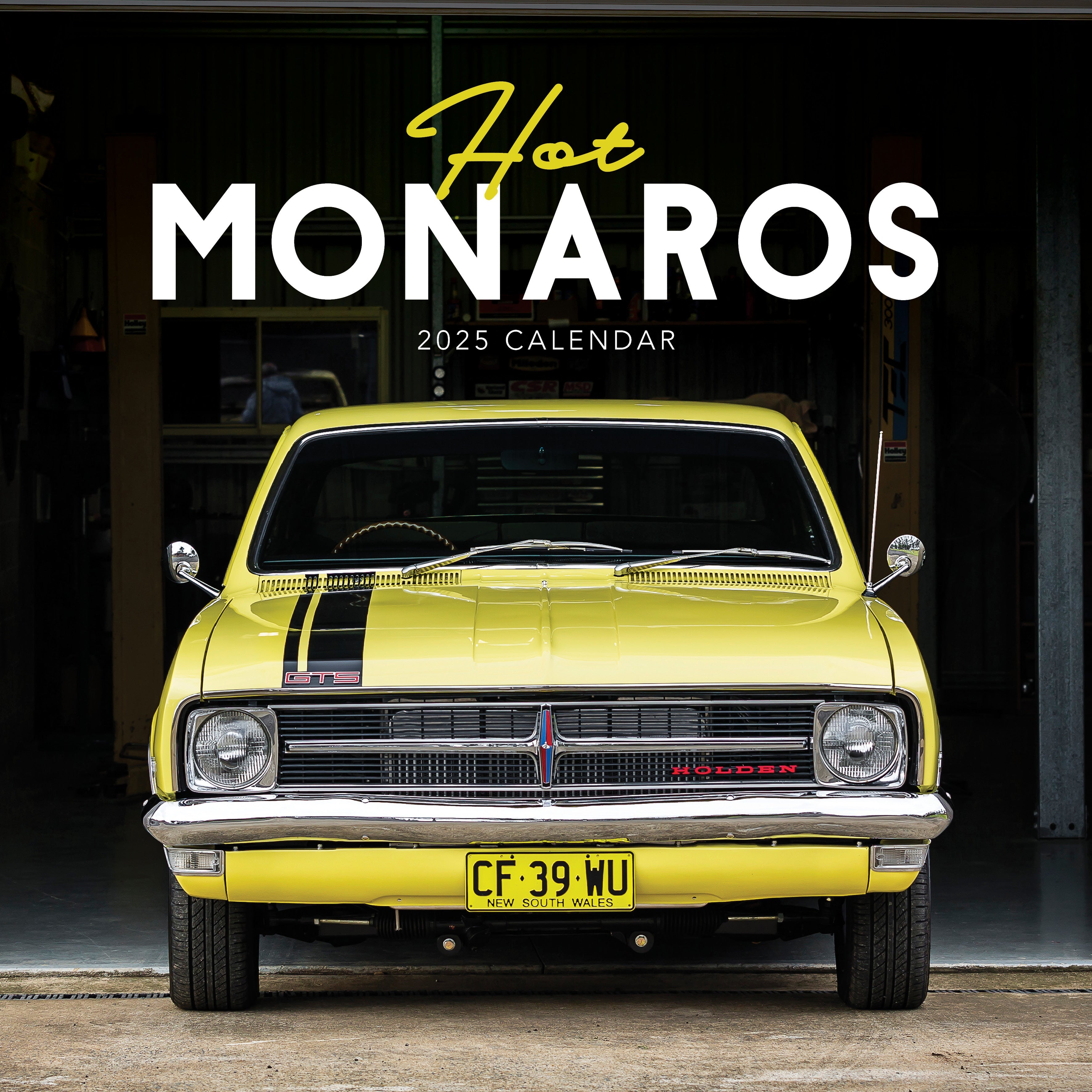 2025 Hot Monaros - Square Wall Calendar