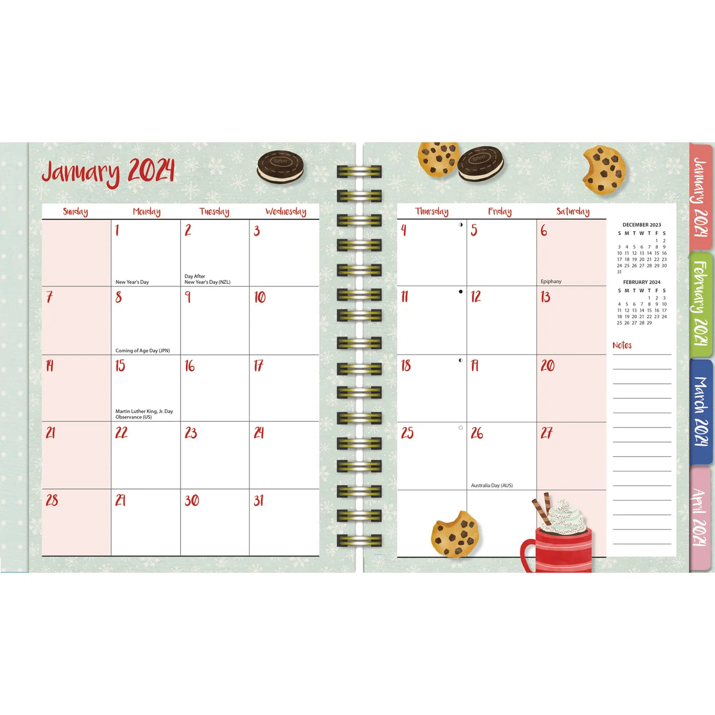 2024 Family Planner - Plant It Monthly & Weekly Diary/Planner