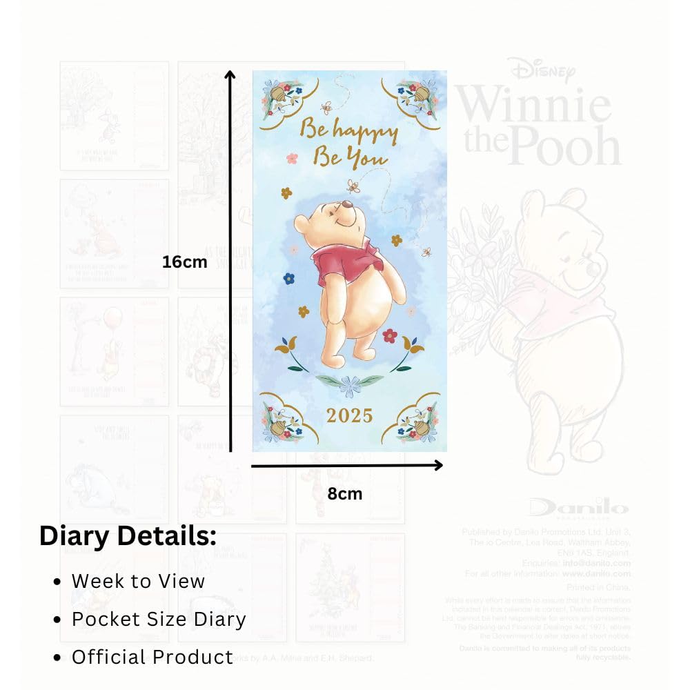 2025 Winnie The Pooh - Weekly Diary/Planner