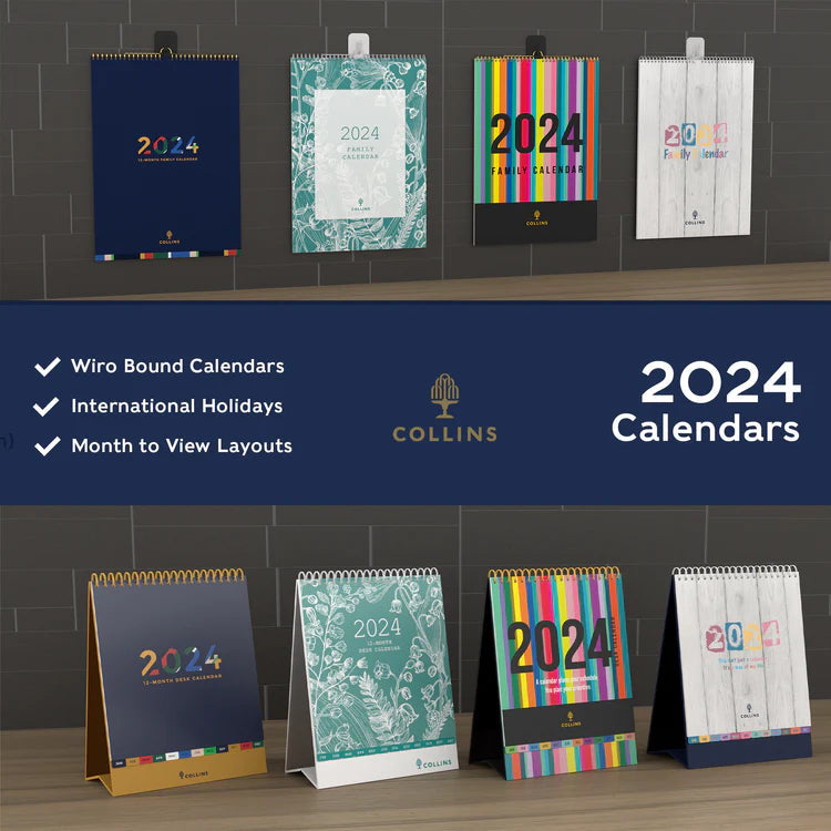 2024 Edge Rainbow - Desk Easel Calendar