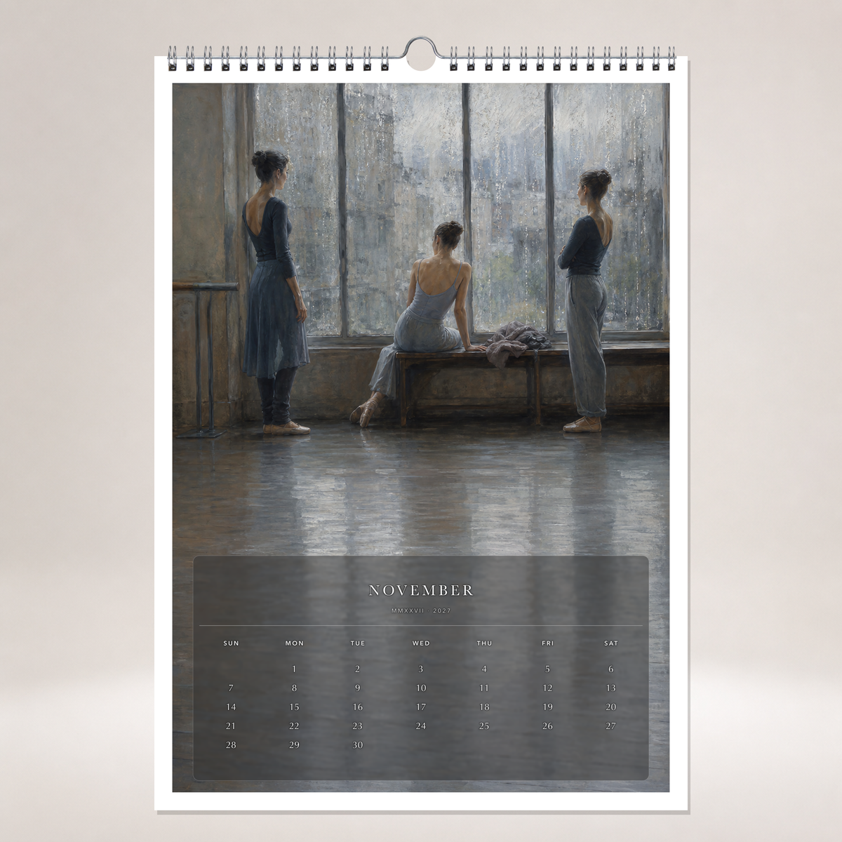 2027 A Year at the Ballet (The Reimagined Collection - Inspired By Edgar Degas) - A3 Wall Calendar - Image 11
