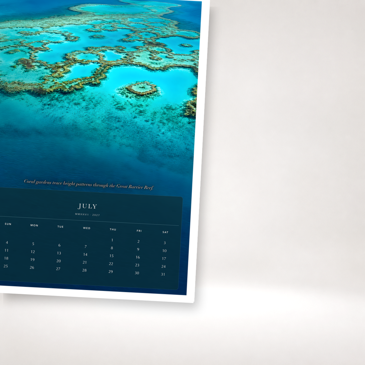 2027 Australia (The Grand Canvas Collection) - A3 Wall Calendar - Image 07