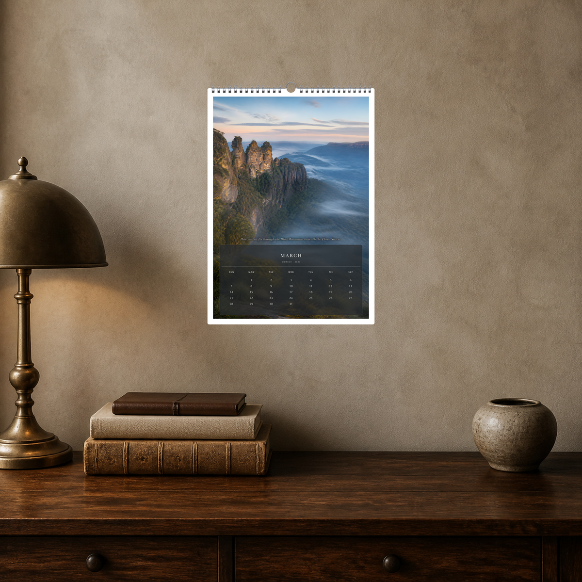 2027 Australia (The Grand Canvas Collection) - A3 Wall Calendar - Image 09