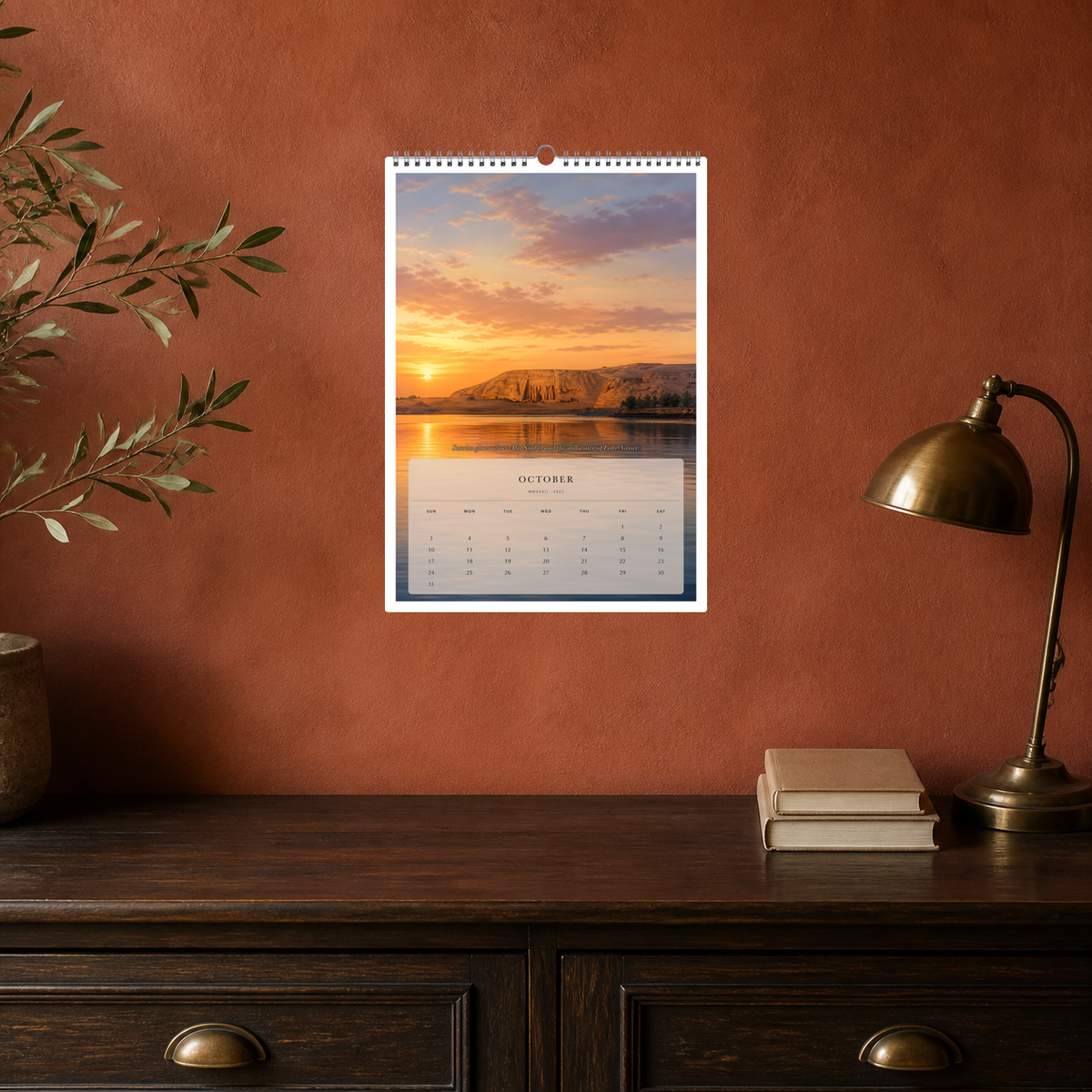 2027 Egypt (The Grand Canvas Collection) - A3 Wall Calendar - Image 06