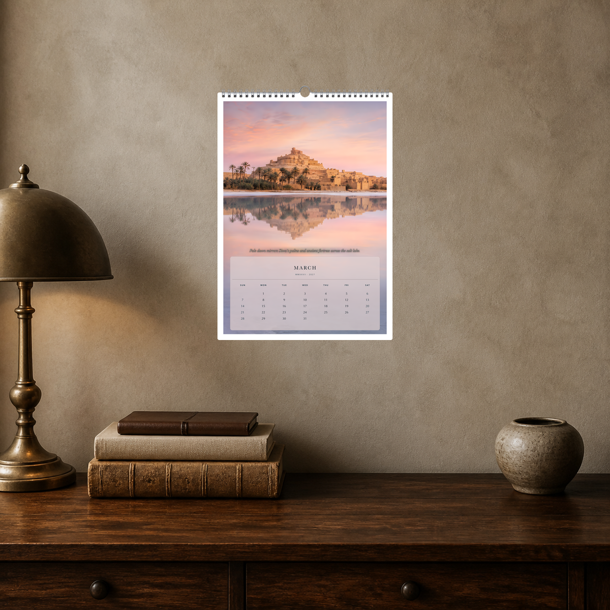 2027 Egypt (The Grand Canvas Collection) - A3 Wall Calendar - Image 09