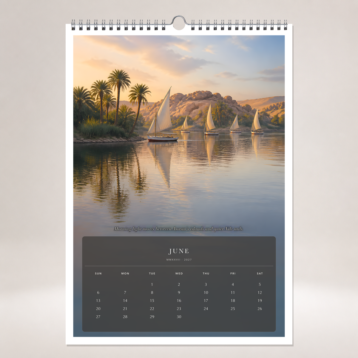 2027 Egypt (The Grand Canvas Collection) - A3 Wall Calendar - Image 10