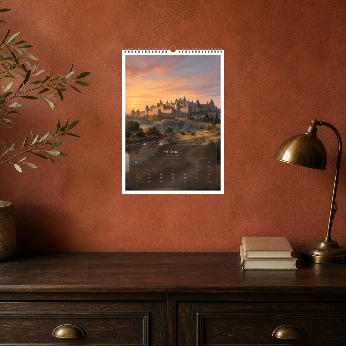 2027 France (The Grand Canvas Collection) - A3 Wall Calendar - Image 06