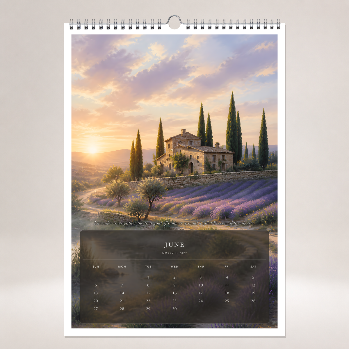 2027 France (The Grand Canvas Collection) - A3 Wall Calendar - Image 10