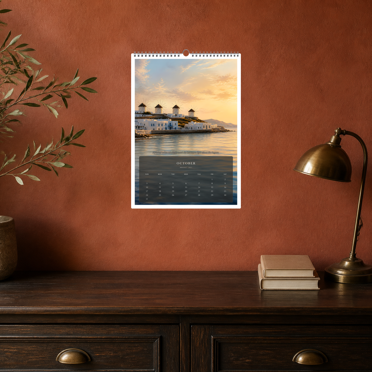 2027 Greece (The Grand Canvas Collection) - A3 Wall Calendar - Image 06