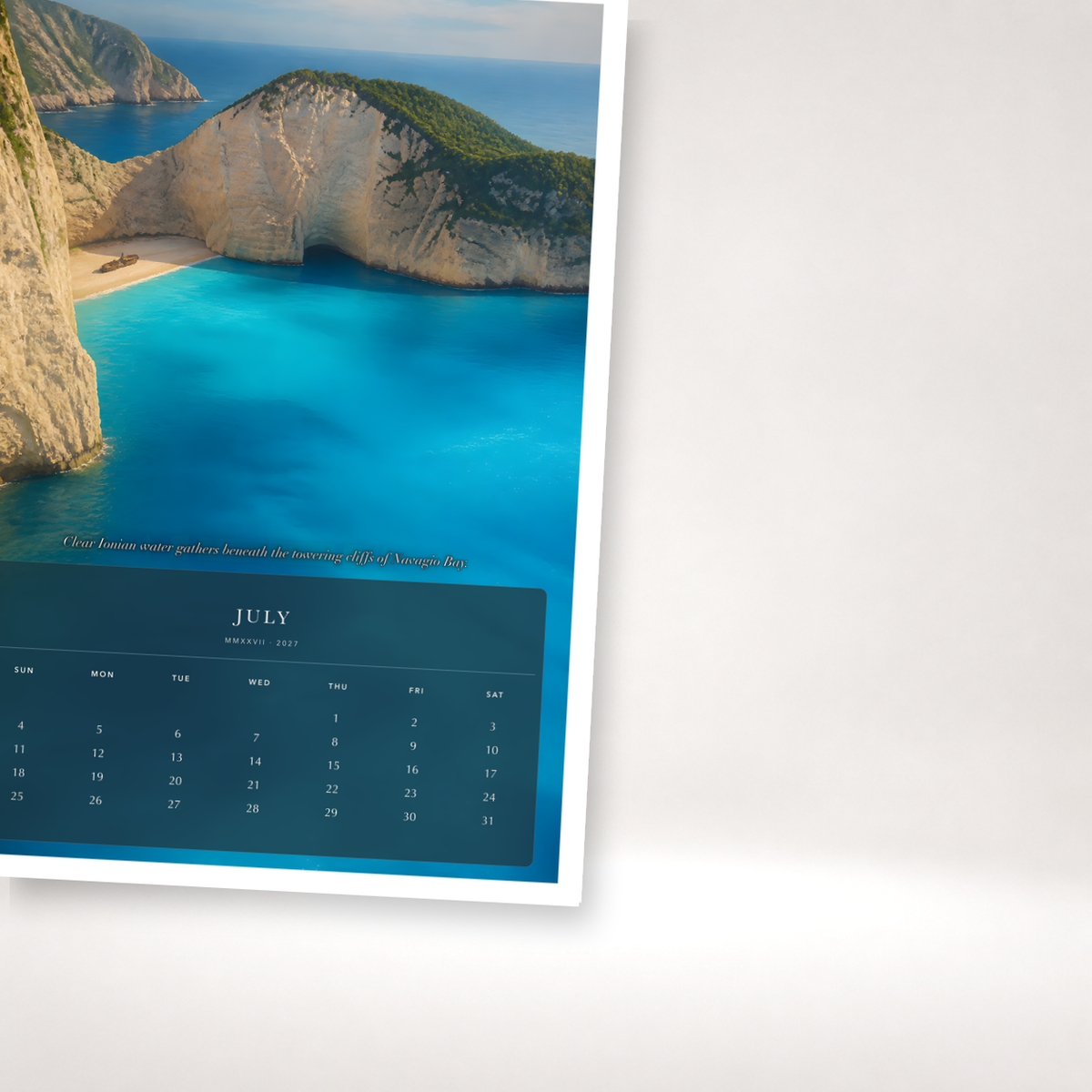2027 Greece (The Grand Canvas Collection) - A3 Wall Calendar - Image 07