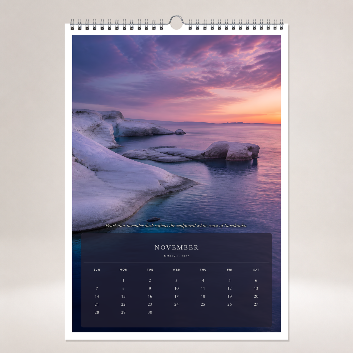2027 Greece (The Grand Canvas Collection) - A3 Wall Calendar - Image 11