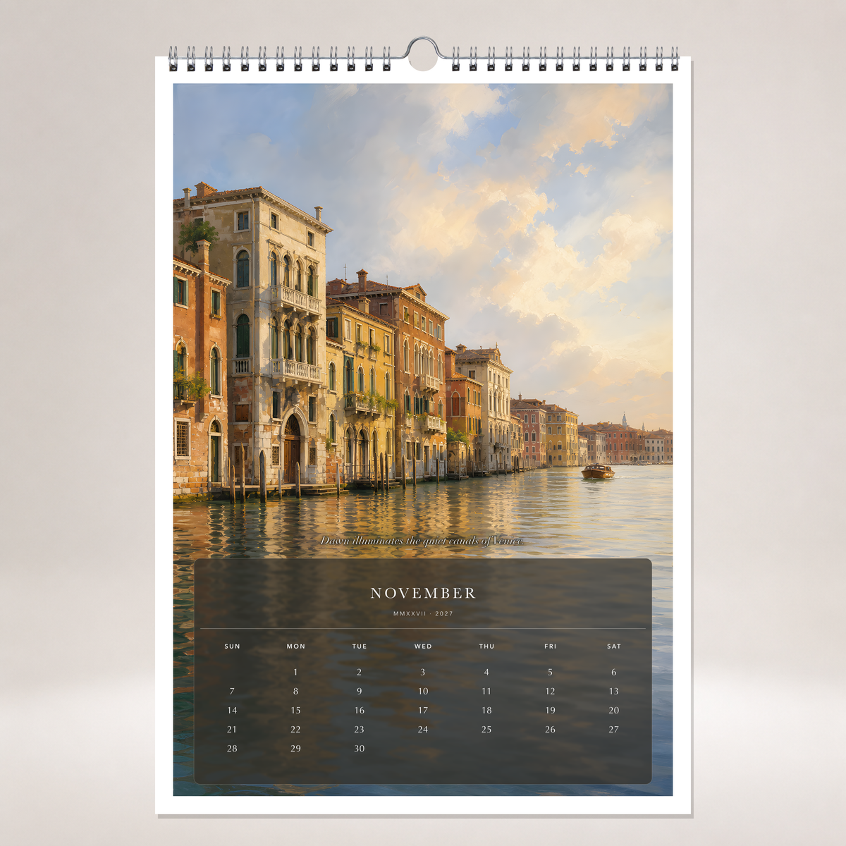 2027 Italy (The Grand Canvas Collection) - A3 Wall Calendar - Image 11