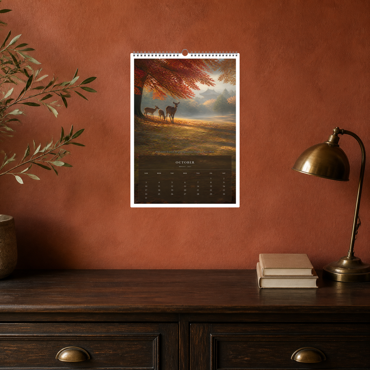 2027 Japan (The Grand Canvas Collection) - A3 Wall Calendar - Image 06