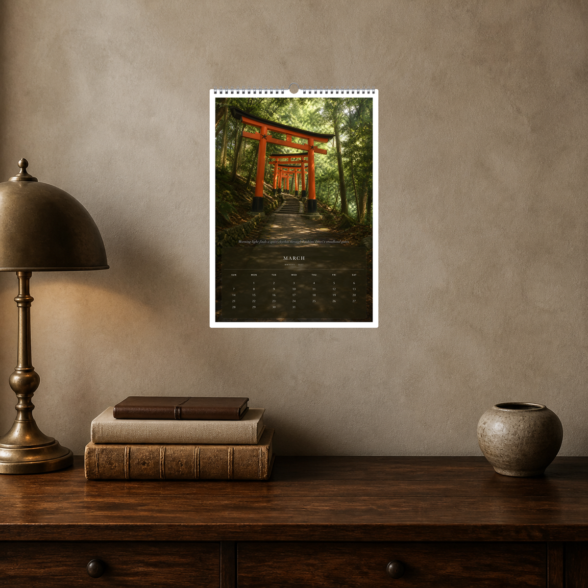 2027 Japan (The Grand Canvas Collection) - A3 Wall Calendar - Image 09