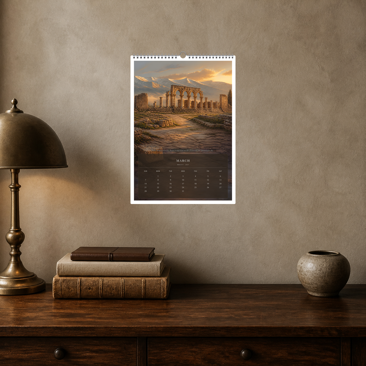 2027 Lebanon (The Grand Canvas Collection) - A3 Wall Calendar - Image 09