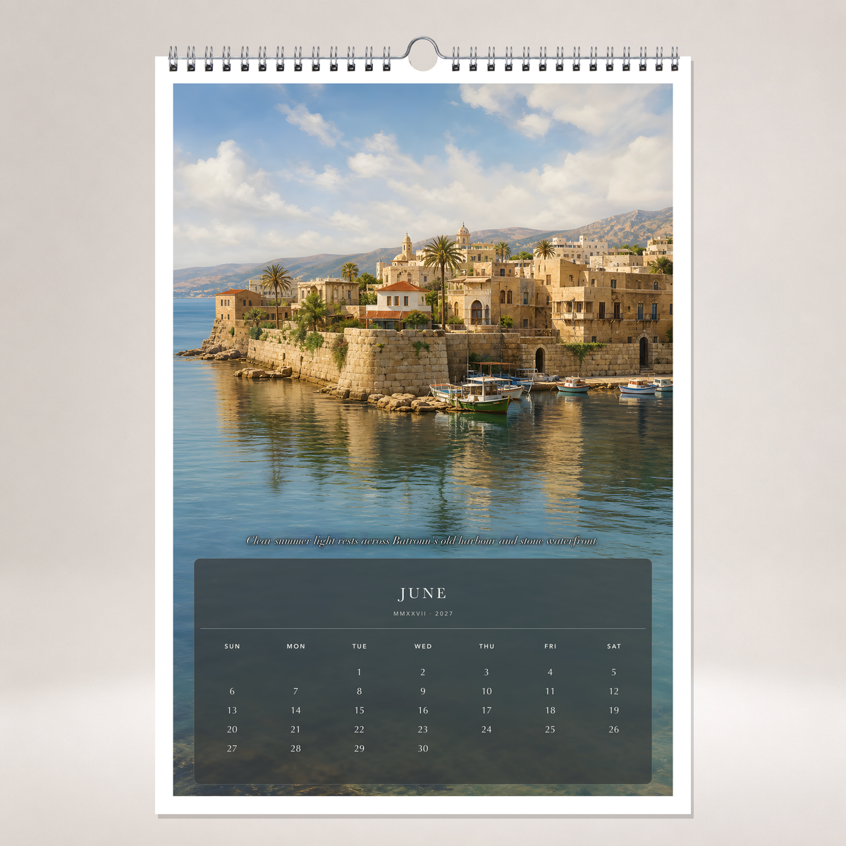 2027 Lebanon (The Grand Canvas Collection) - A3 Wall Calendar - Image 10