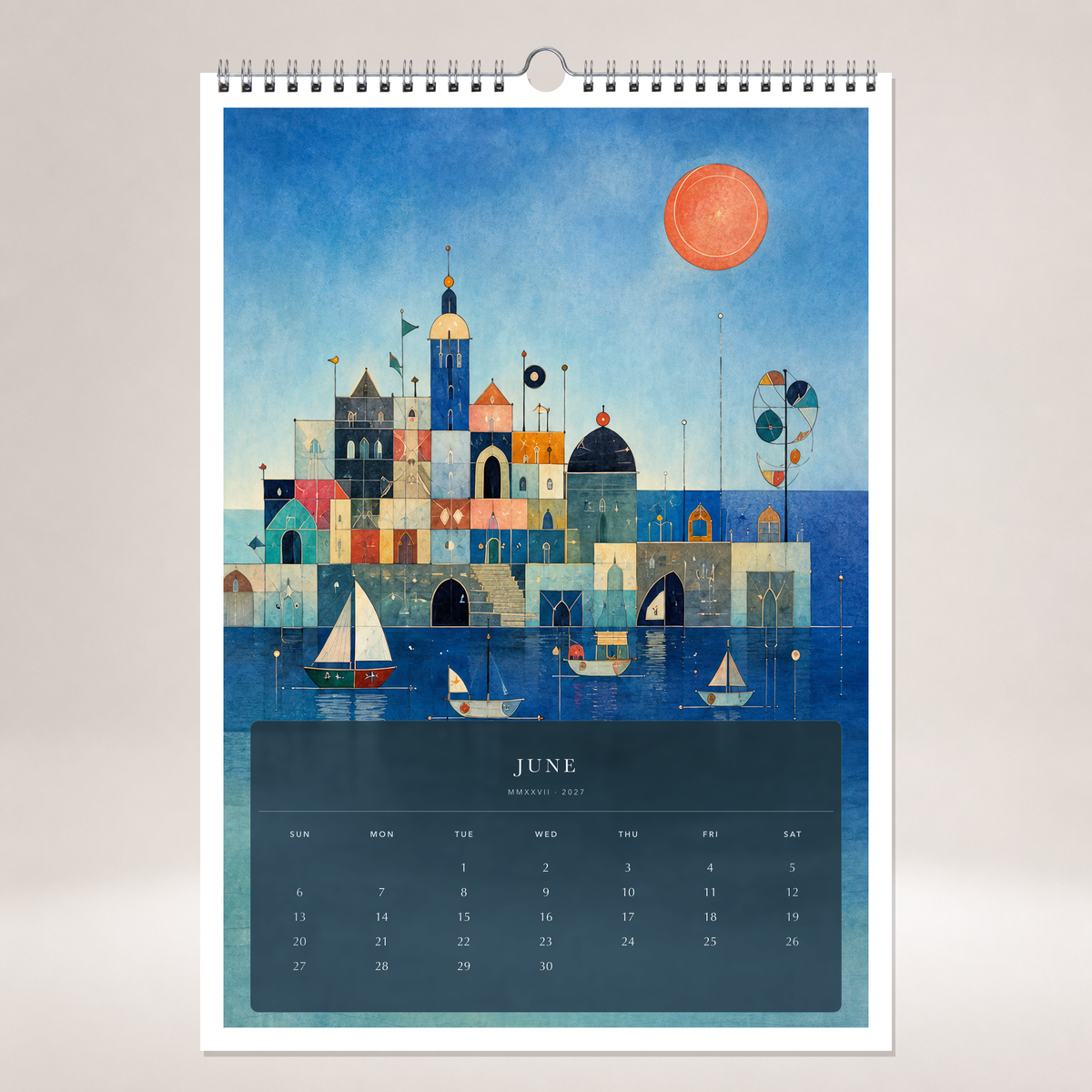 2027 Little Worlds (The Reimagined Collection - Inspired By Paul Klee) - A3 Wall Calendar - Image 10