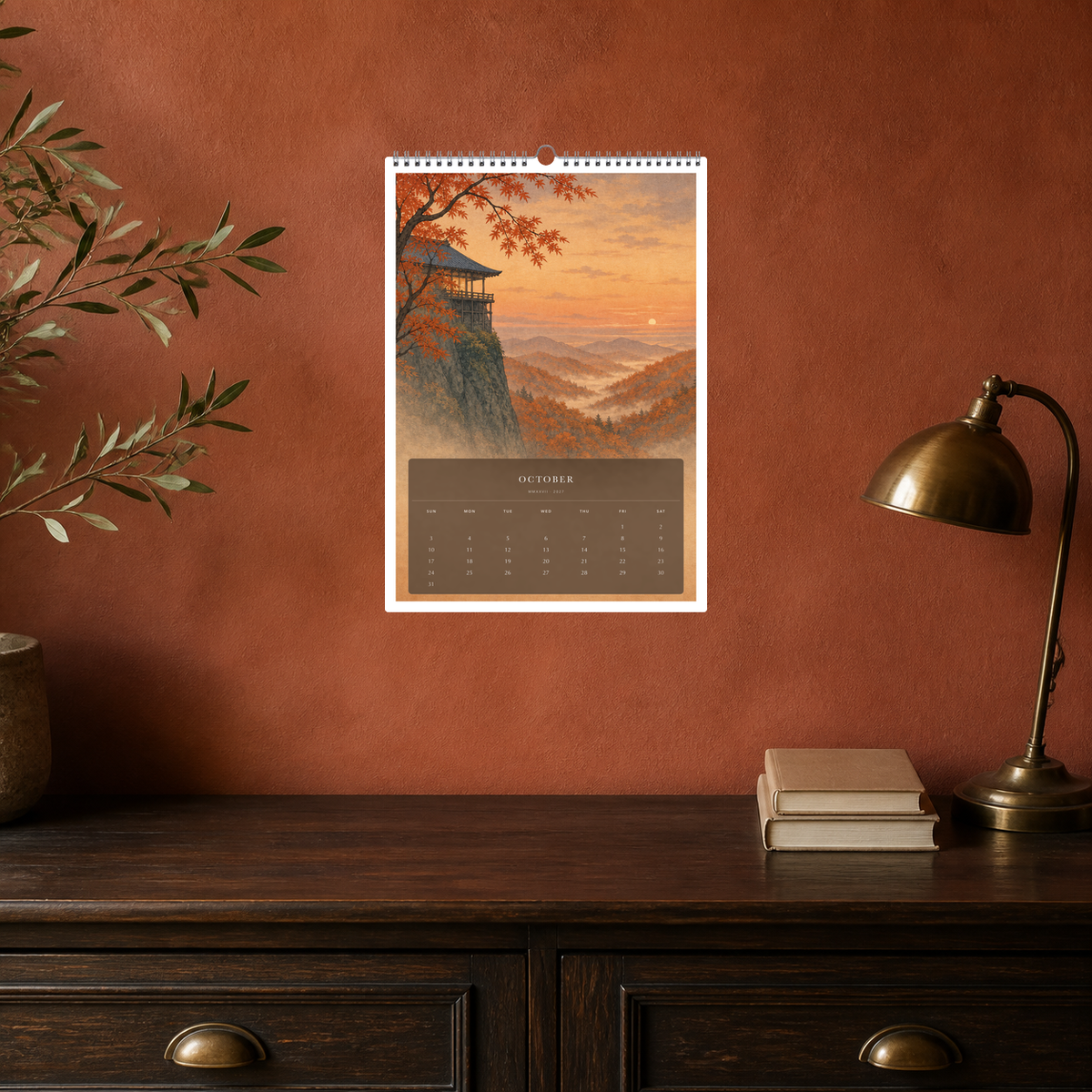 2027 Roads Through the Seasons (The Reimagined Collection - Inspired By Utagawa Hiroshige) - A3 Wall Calendar - Image 06