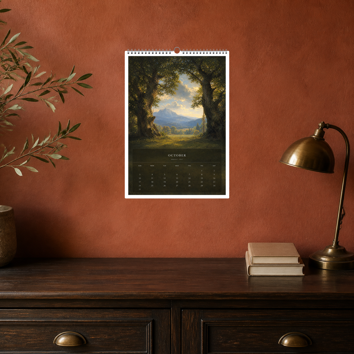 2027 Silent Horizons (The Reimagined Collection - Inspired By Caspar David Friedrich) - A3 Wall Calendar - Image 06