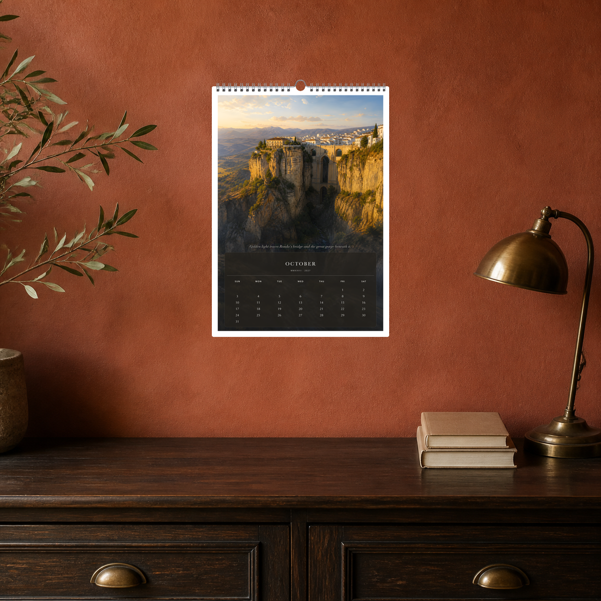 2027 Spain (The Grand Canvas Collection) - A3 Wall Calendar - Image 06
