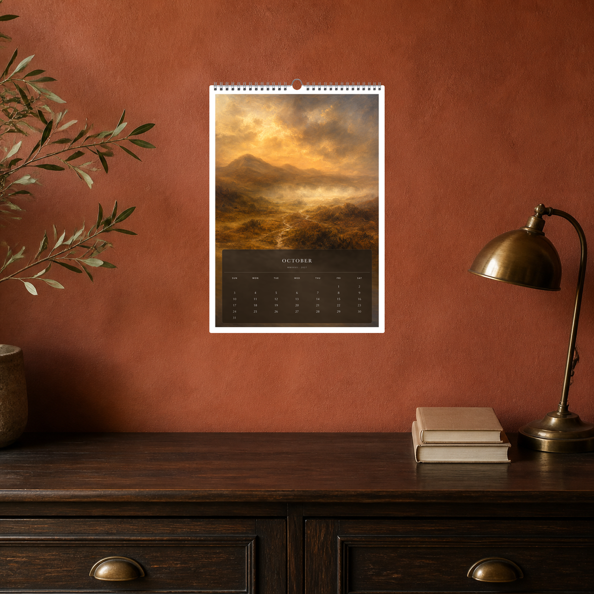 2027 Weather & Wonder (The Reimagined Collection - Inspired By J. M. W. Turner) - A3 Wall Calendar - Image 06