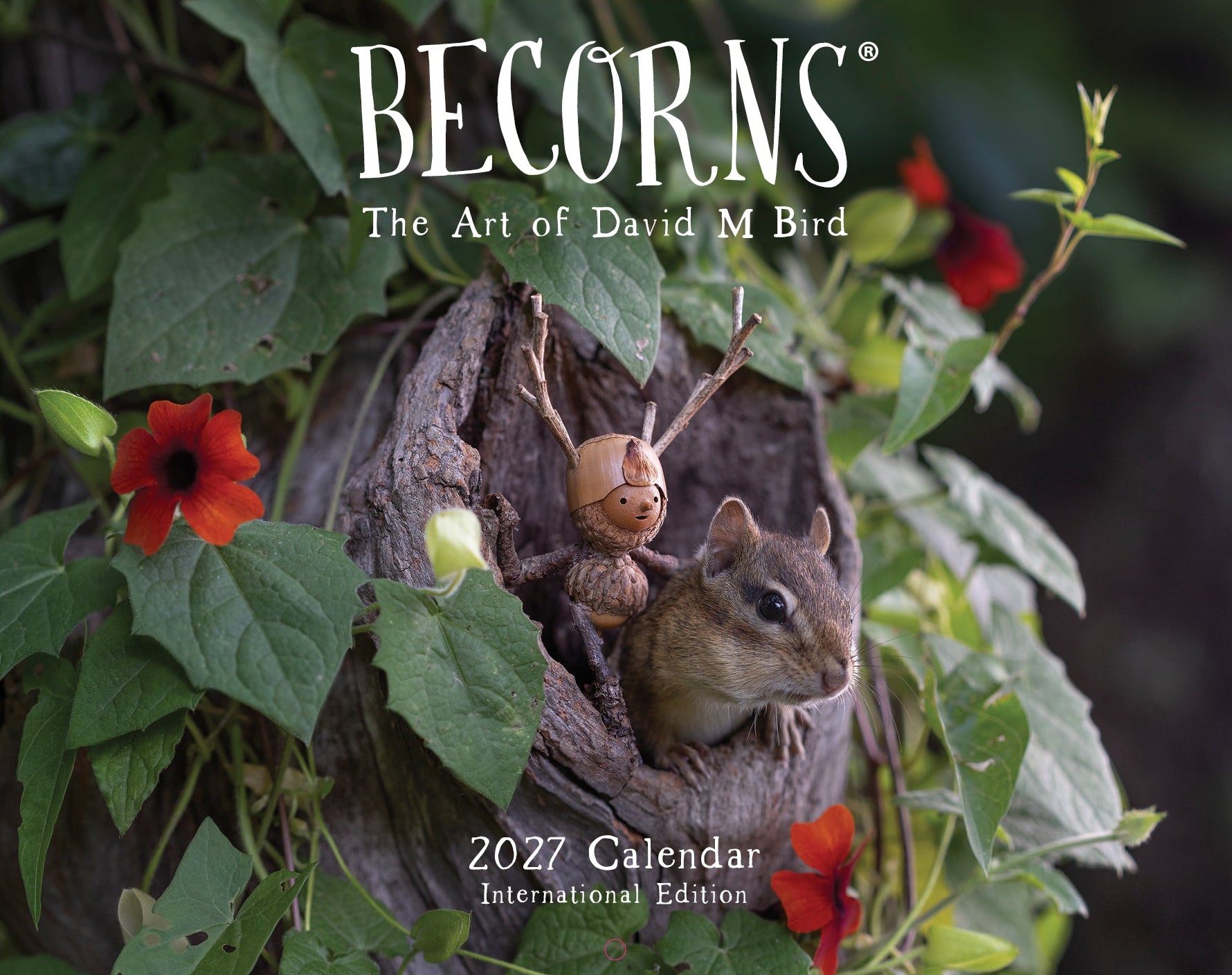 2027 Becorns The Art Of David M Bird - Horizontal Wall Calendar