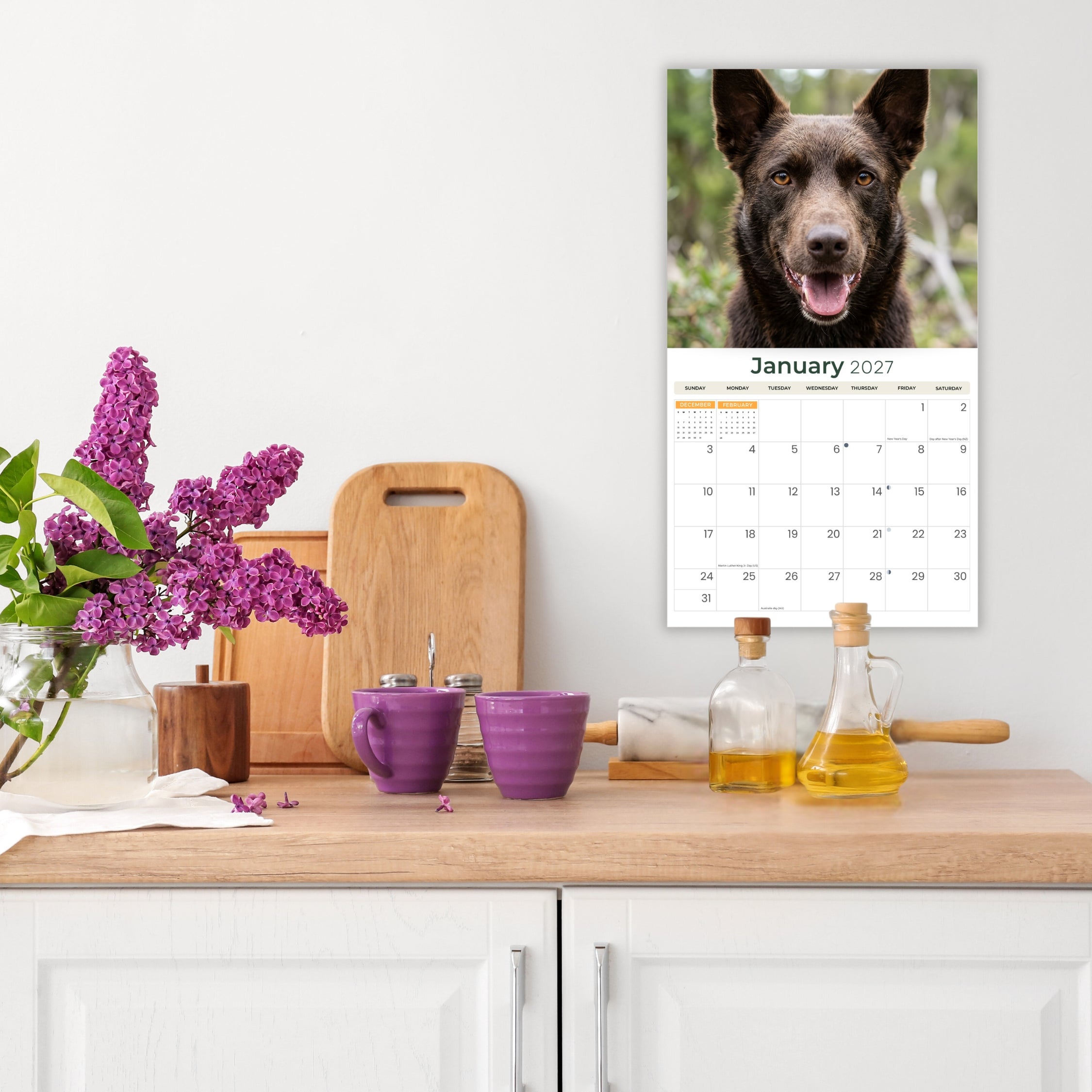 2027 Kelpies - Deluxe Wall Calendar