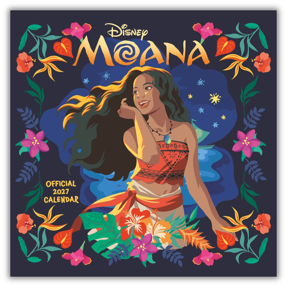 2027 Disney Moana - Square Wall Calendar - cover