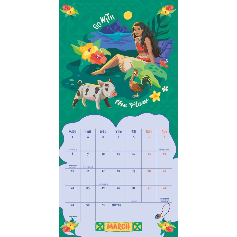 2027 Disney Moana - Square Wall Calendar - product image 2