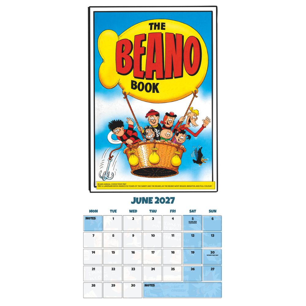 2027 Beano Classic - Square Wall Calendar - product image 3