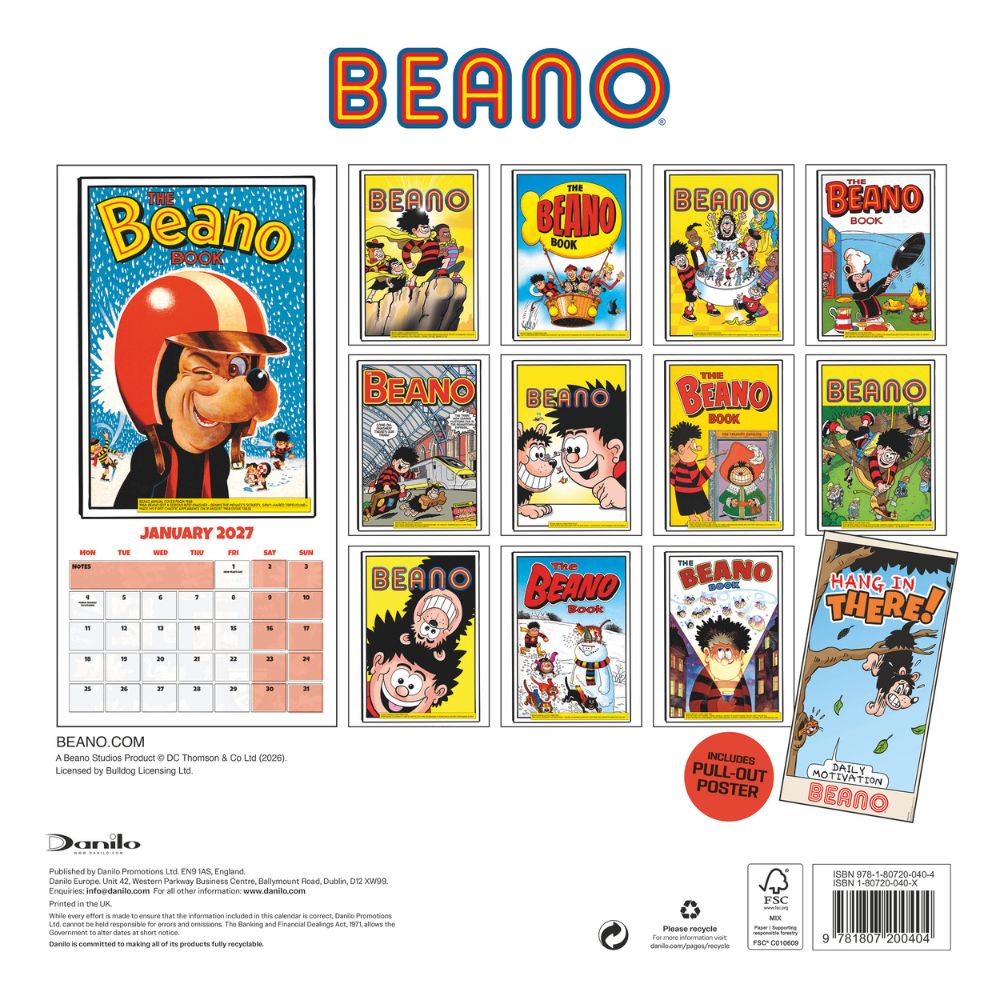 2027 Beano Classic - Square Wall Calendar - product image 5