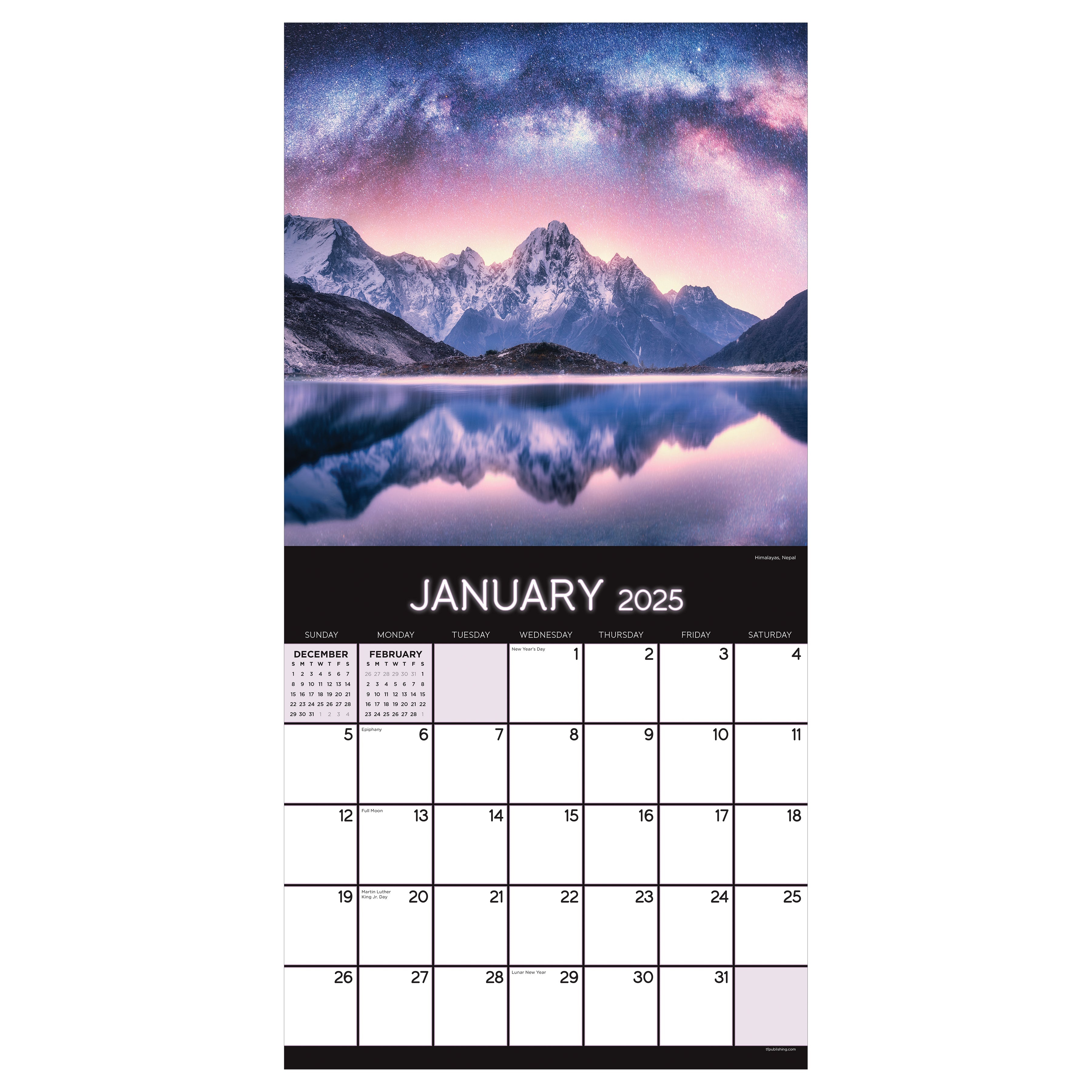 2025 Stargazing - Square Wall Calendar