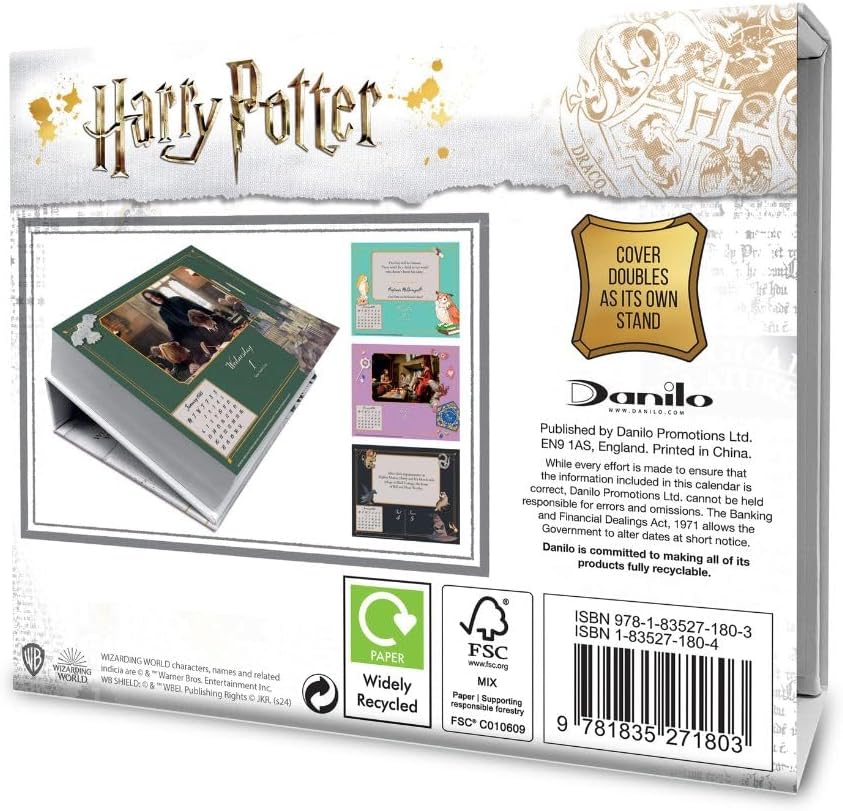 2025 Harry Potter - Daily Boxed Page-A-Day Calendar