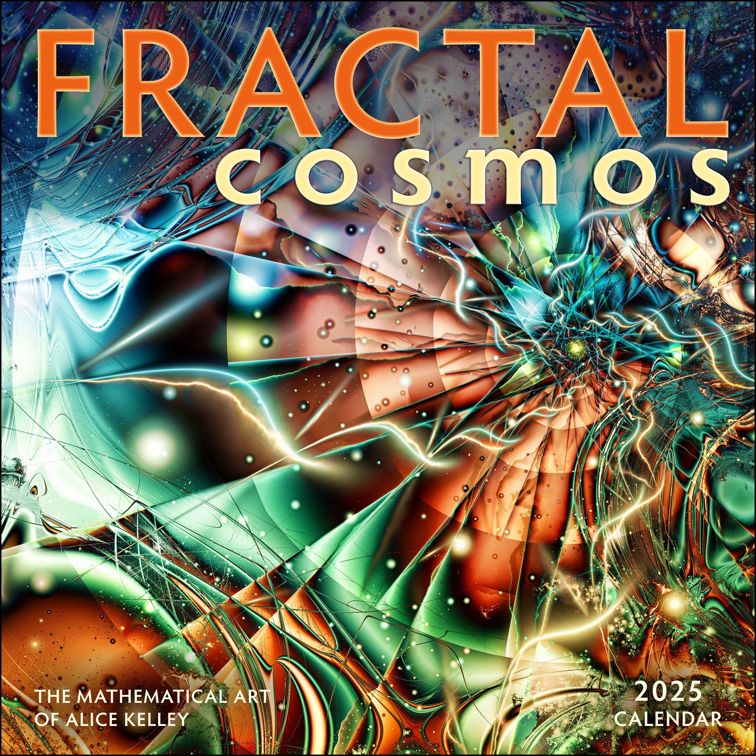 2025 Fractal Cosmos - Square Wall Calendar