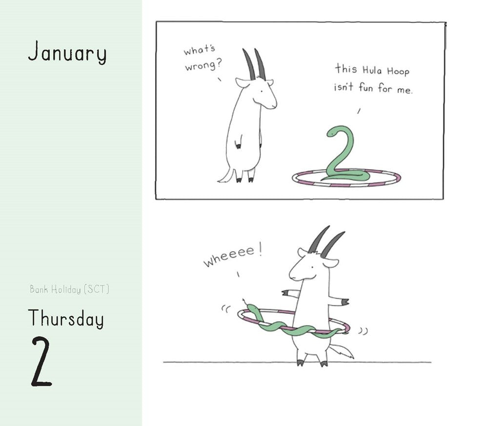 2025 Little World of Liz Climo - Daily Boxed Page-A-Day Calendar