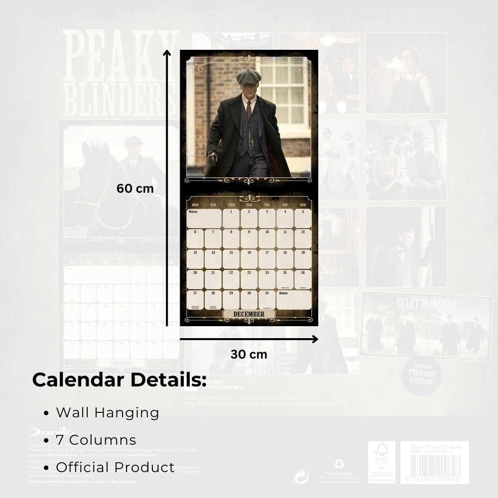 2027 Peaky Blinders - Square Wall Calendar - product image 6