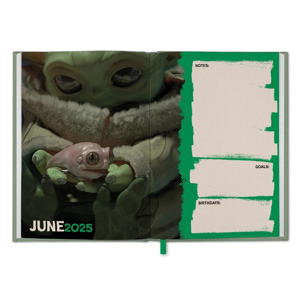 2025 Star Wars The Mandalorian Grogu - Weekly Diary/Planner