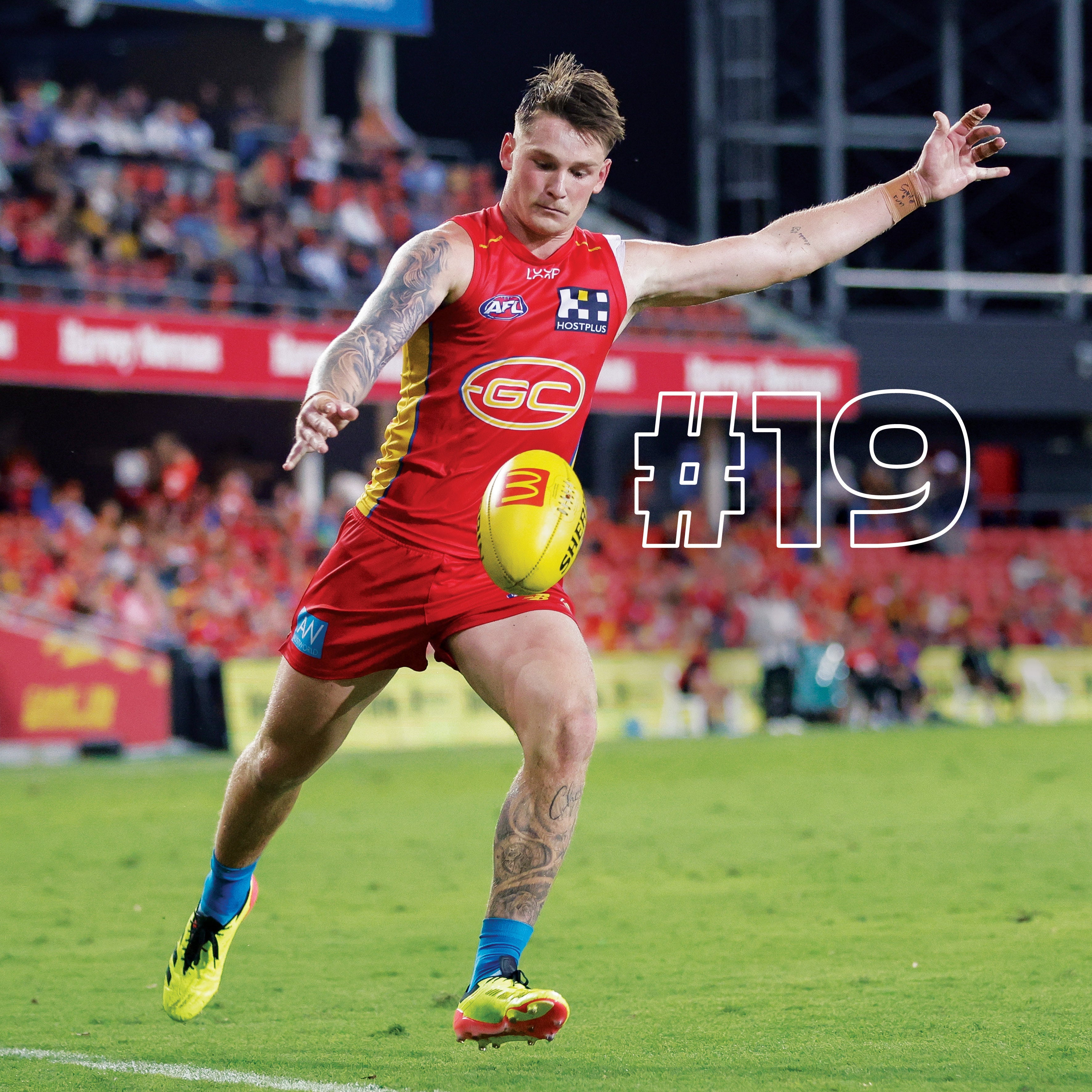 2025 AFL Gold Coast Suns - Square Wall Calendar