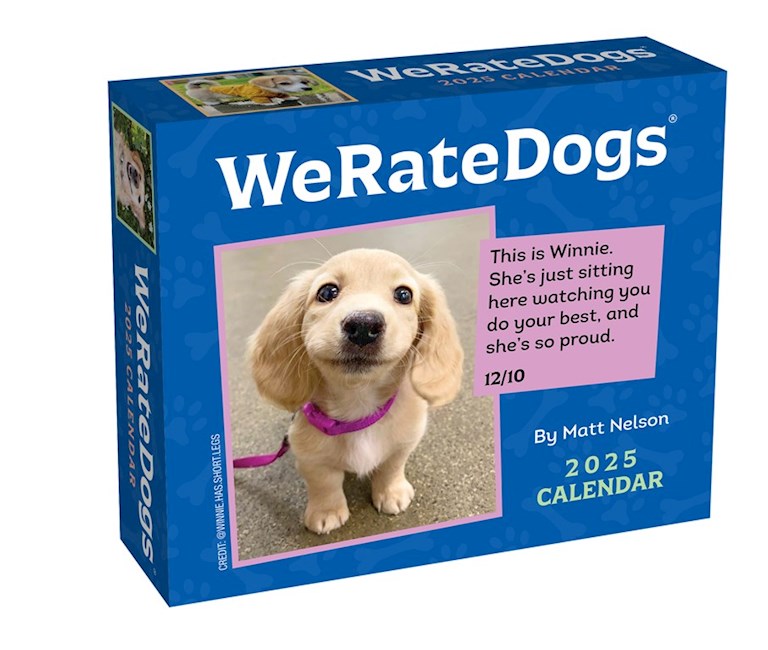 2025 WeRateDogs - Daily Boxed Page-A-Day Calendar