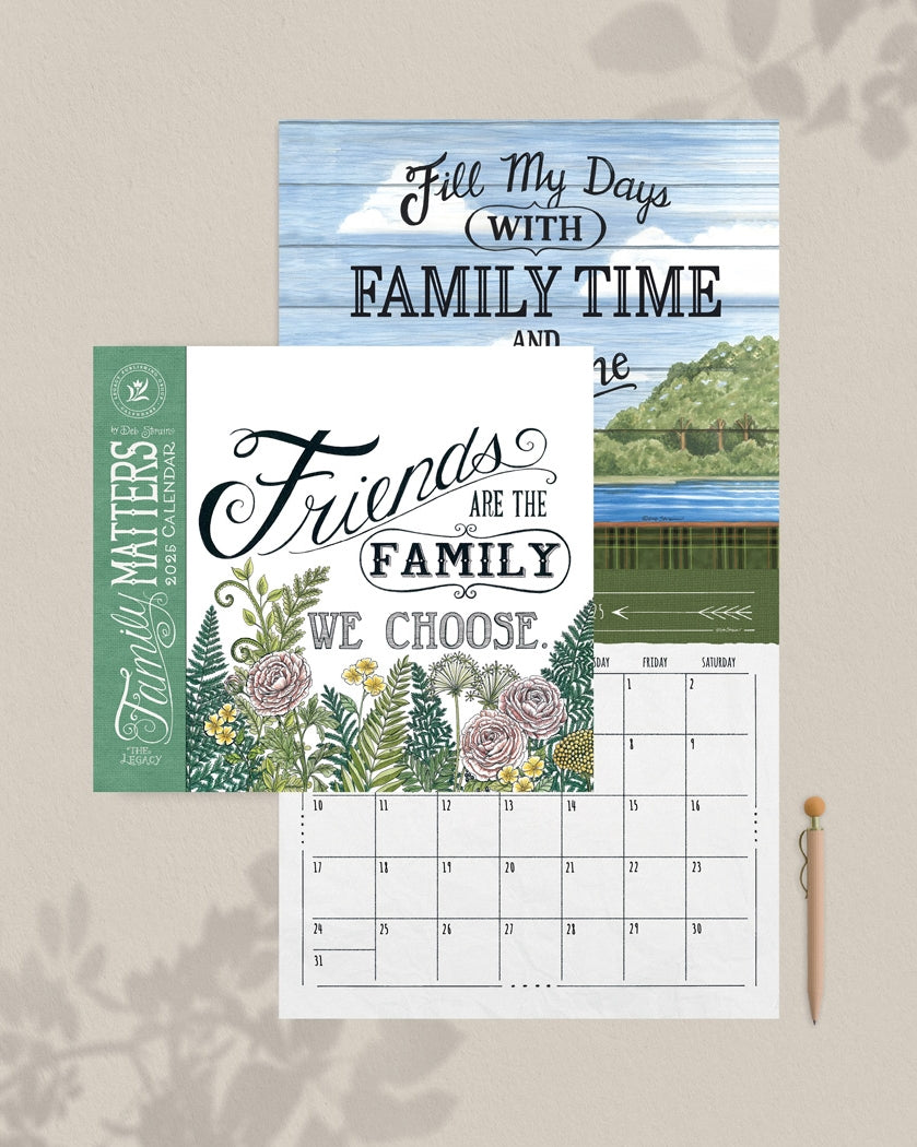 2025 Legacy Family Matters - Deluxe Wall Calendar